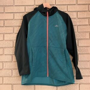 Kathmandu Teal and Black Hooded Jacket